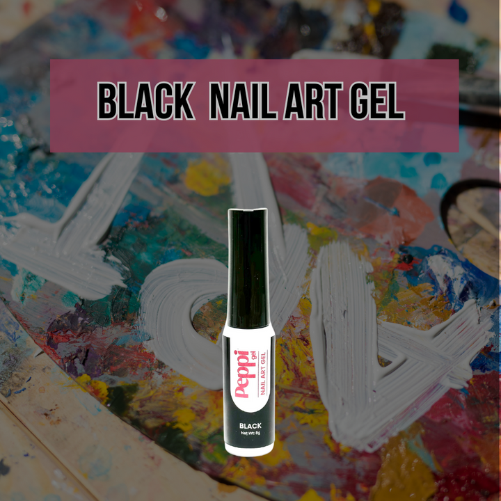 Nail Art Gel - Black